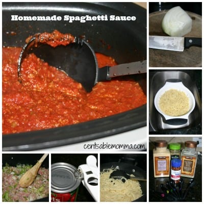 This Homemade Spaghetti Sauce Recipe is one of my family's favorites, and it's perfect to double and freeze the leftovers for future meals.