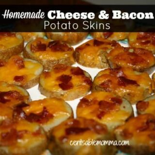 Homemade Cheese & Bacon Potato Skins Recipe