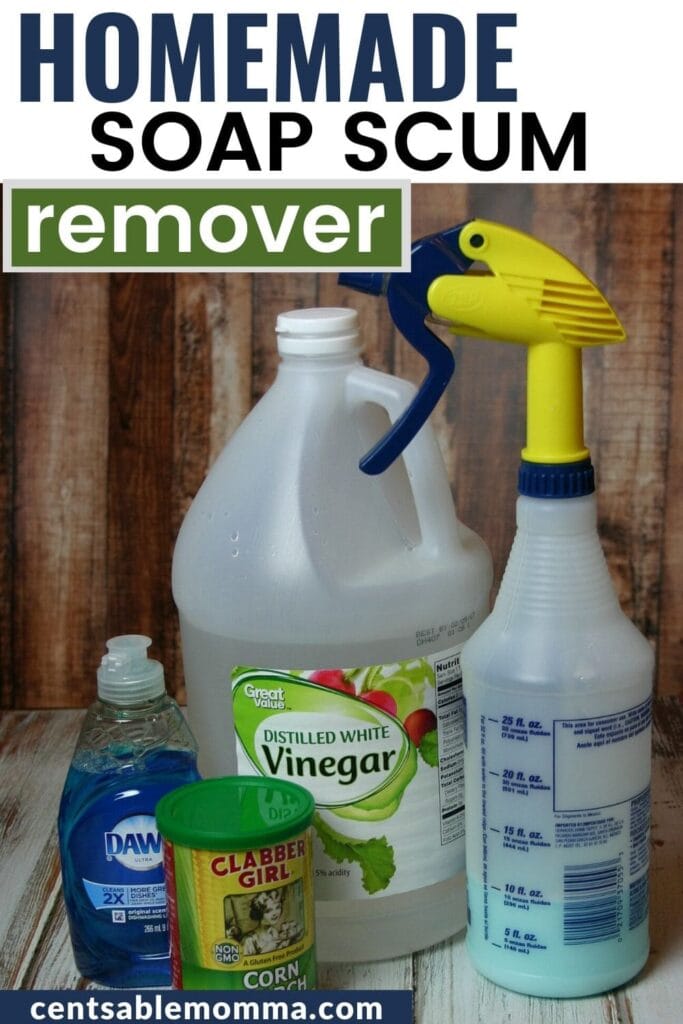DIY Bathroom Soap Scum Remover - Centsable Momma