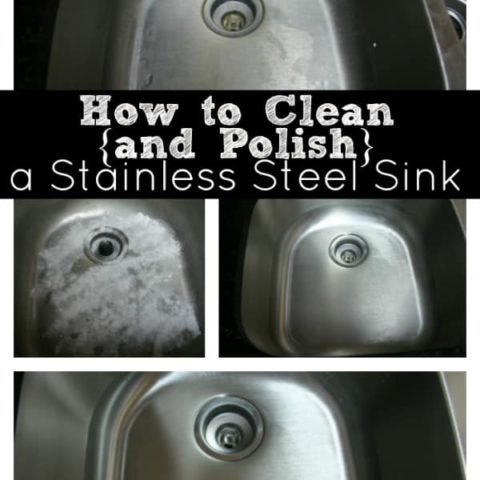 How to Clean {and Polish} a Stainless Steel Sink