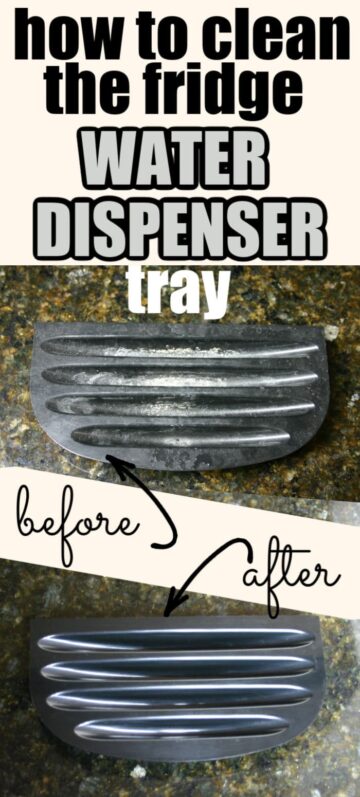 How To Clean The Fridge Water Dispenser Tray Centsable Momma
