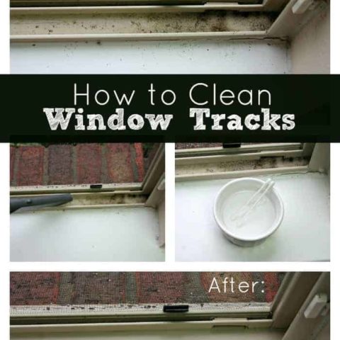 With just 1 household ingredient and some Q-tips, you can clean all the dirt out of your Window Tracks.