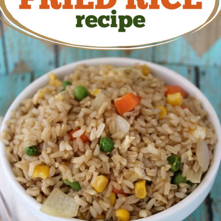 fried rice in a bowl