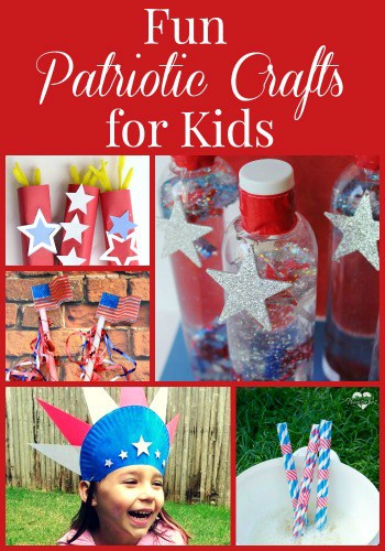 If you're looking for some fun patriotic crafts for kids, you'll love these 10 different ideas - perfect for Memorial Day or the Fourth of July!