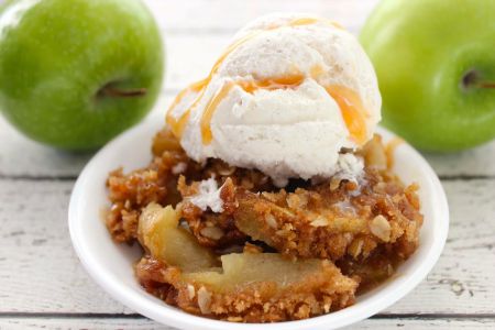 It's apple picking season, which means fresh apples for recipes like this one for Old Fashioned Apple Crisp.