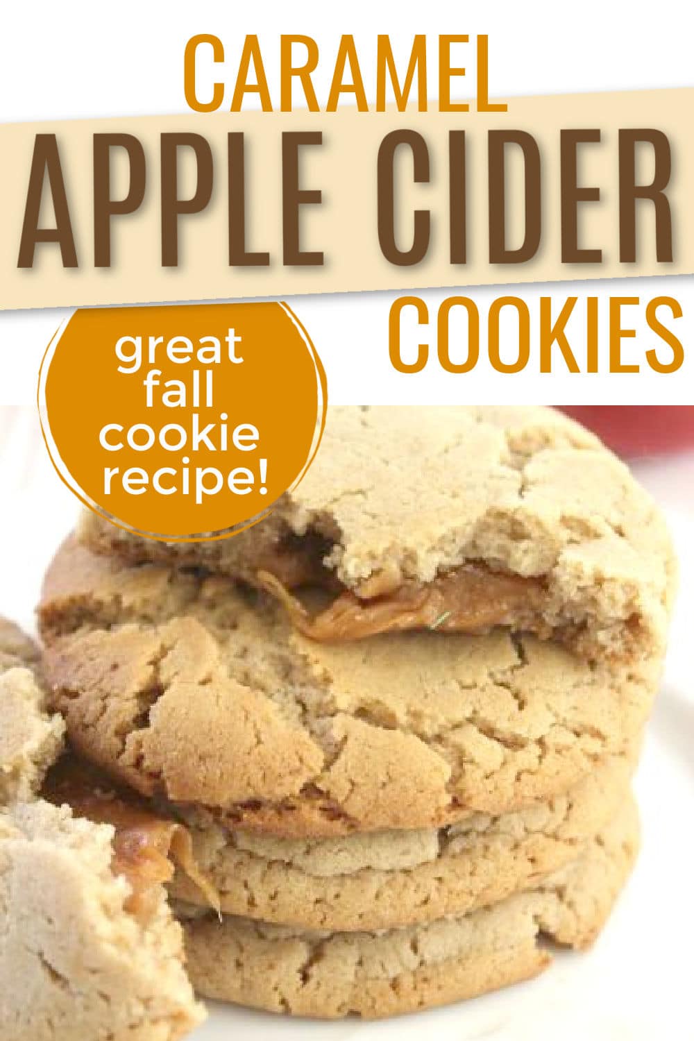 Caramel Apple Cider cookies