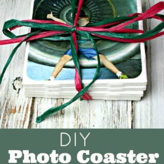 DIY Photo Coaster Gift