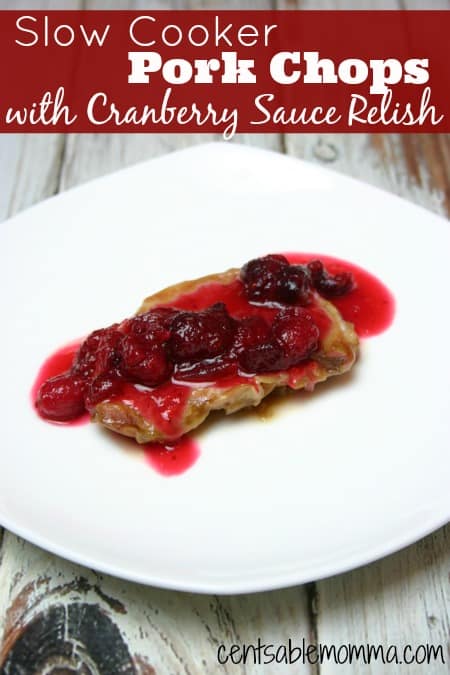 If you're looking for an easy pork chop recipe, you'll love this slow cooker recipe. Simply add pork chops and onion soup mix to your slow cooker. You can top with a cranberry sauce relish for some added flavor.