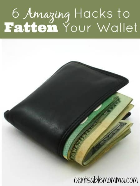 If you're living paycheck to paycheck and want to save some money, check out these 6 amazing hacks to help you fatten your wallet and have more spending money each month.