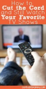 Have you thought about lowering your monthly TV service bill by cutting the cord (closing your cable or satellite TV account)? Just because you cut the cord doesn't mean you can't still watch your favorite TV shows. Find out how to save money by watching TV at greatly reduced prices when you cut the cord.