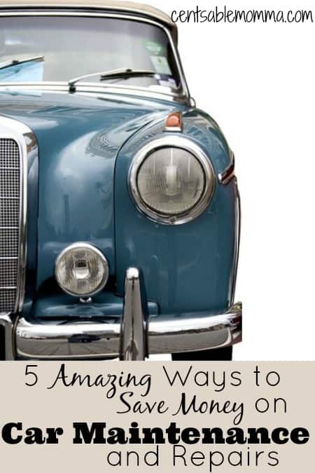 Doing all the repairs and maintenance on your car can get expensive.  But, you can save on car repairs with these 5 tips for saving money on car maintenance and repairs.
