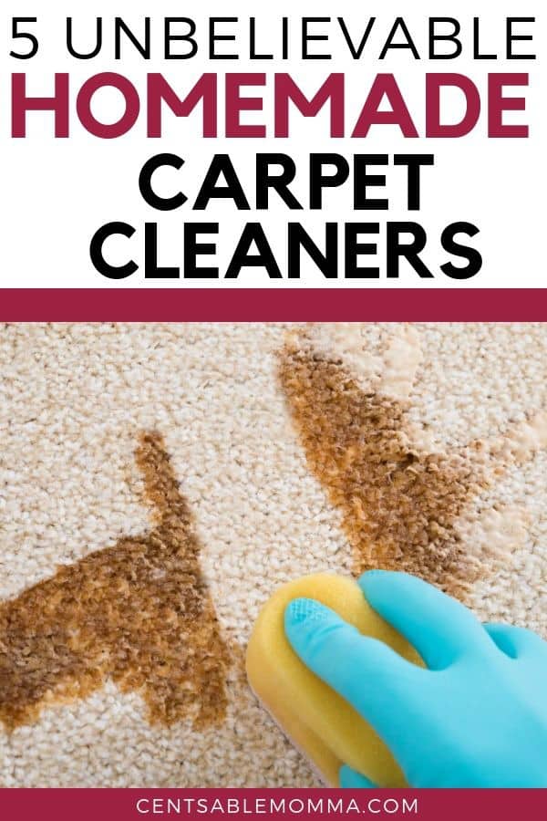 5 Unbelievable Homemade Carpet Cleaners