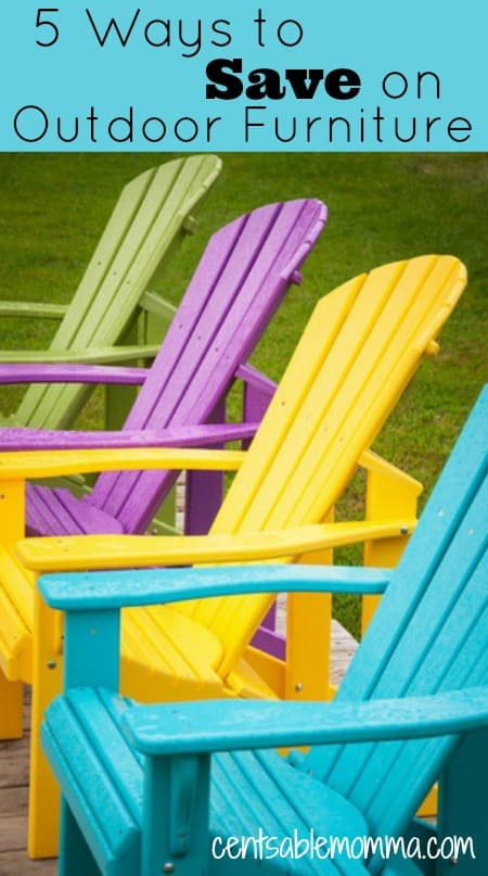 If you've been looking for outdoor furniture but need to stay on a tight budget, check out these 5 ways to save money on outdoor furniture.