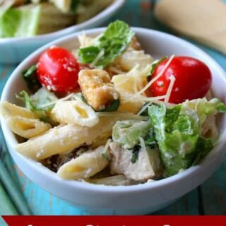 Creamy Chicken Caesar Pasta Salad Recipe