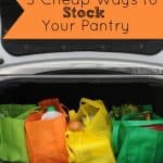 One of the ways to save money on groceries is to stock your pantry with low-priced food. To help you save money on groceries, check out these 5 cheap ways to stock your pantry without much effort.