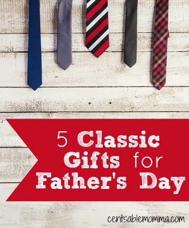 If you're having trouble coming up with the perfect gift for dad, you'll want to check out these 5 Classic Gifts for Father's Day that will make any dad happy!
