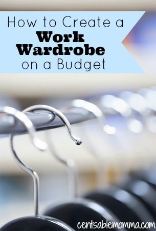 If you need dress professionally for your job, check out these article on how to create a work wardrobe on a budget to help you select pieces of clothing for work without breaking the bank (or your budget)!