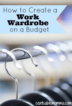 If you need dress professionally for your job, check out these article on how to create a work wardrobe on a budget to help you select pieces of clothing for work without breaking the bank (or your budget)!