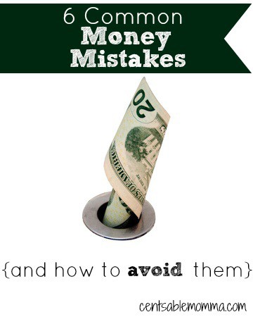 If you're struggling with money and living paycheck to paycheck, you may be doing one or all of these 6 common money mistakes.  Find out what they are and how to avoid making them.