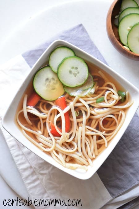 Cheater Pho Asian Noodle Soup Recipe Centsable Momma