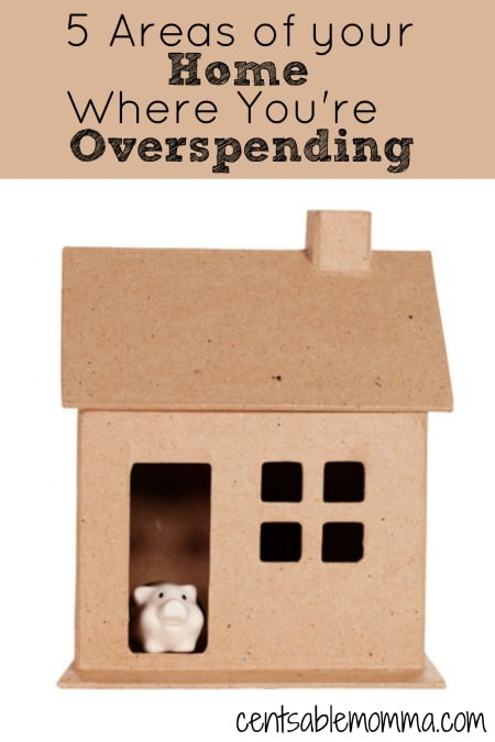 If you need some wiggle room in your budget and are looking for some expenses to cut, you'll want to check out these 5 areas of your home where you're overspending for some ideas for ways to save money.