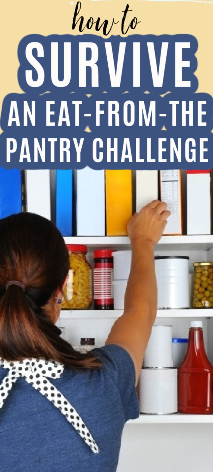 How to Survive an Eat From the Pantry Challenge Centsable Momma