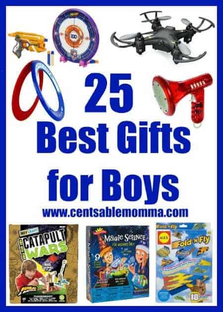 Whether your shopping for Christmas, Easter, or birthday gifts, these are 25 of my best gift ideas for boys.