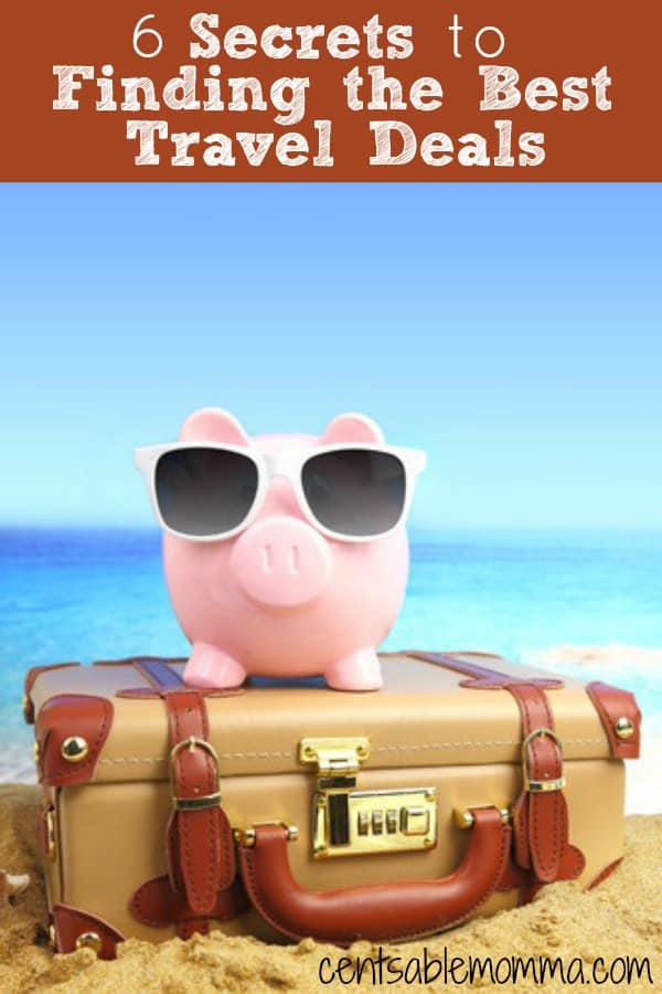 You've saved diligently for a vacation and you want to make sure that you make the most of your hard earn money. Check out these 6 Secrets to Finding the Best Travel Deals for some tips on how to make your vacation budget stretch even further.