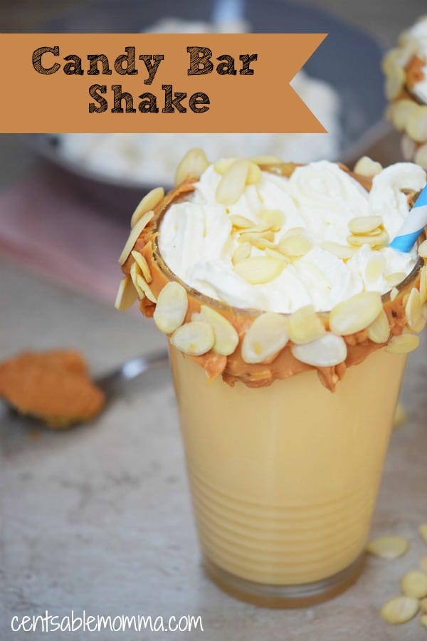 Create your own version of a candy bar with this delicious Candy Bar Shake Recipe.
