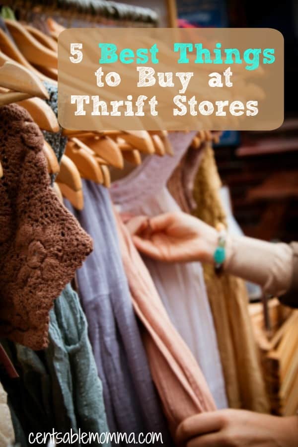 5 Best Things to Buy at Thrift Stores