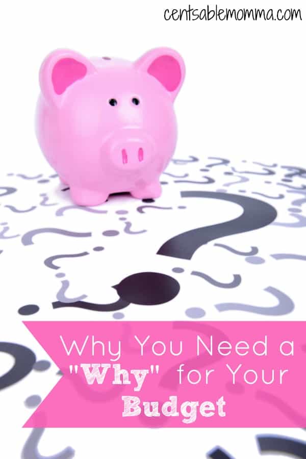 Do you struggle with keeping to your budget each month?  Do you have a reason for your strict budget - like getting out of debt, saving for college, etc?  Find out why you need to have a 