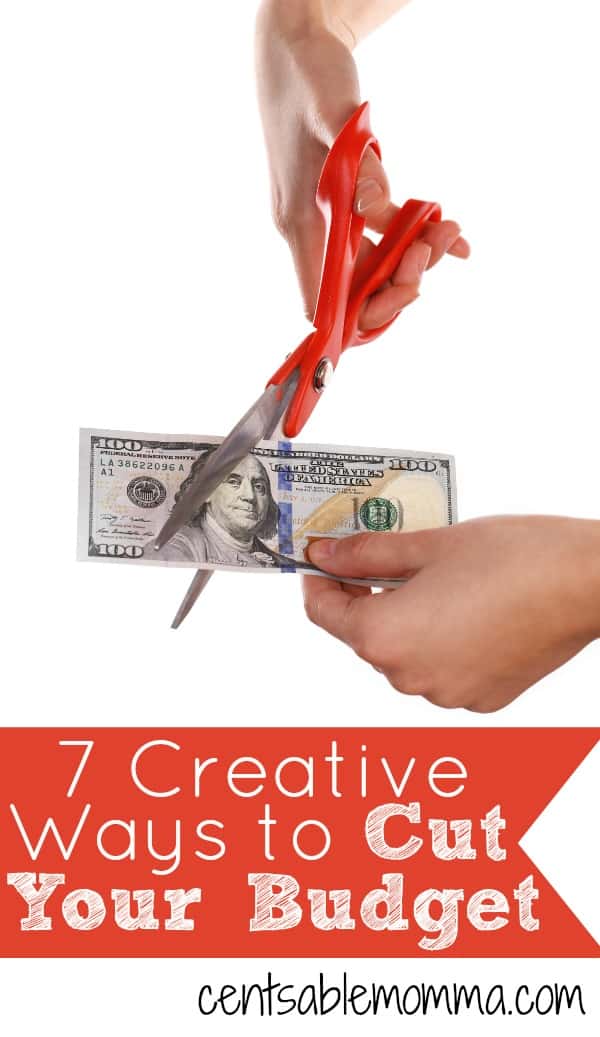Maybe you feel like there's nothing left to cut from your budget in order to hit your get out of debt or savings goal. But, check out these 7 creative ways to cut your budget for some additional ideas of monthly expenses you can cut.