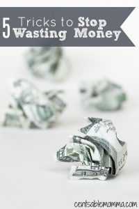 5 Tricks to Stop Wasting Money - Centsable Momma