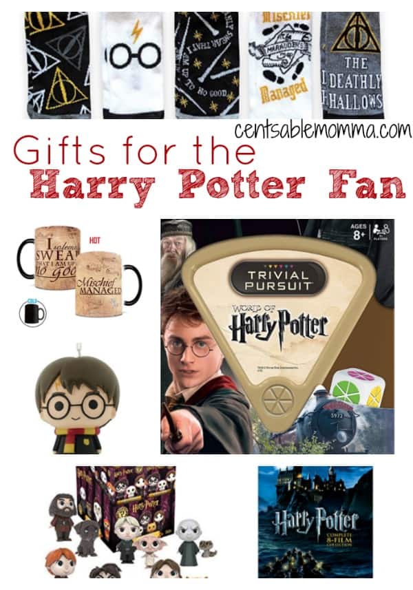 If you have someone on your gift list who loves Harry Potter, you'll love these gift giving ideas, including stocking stuffers and other larger gifts.