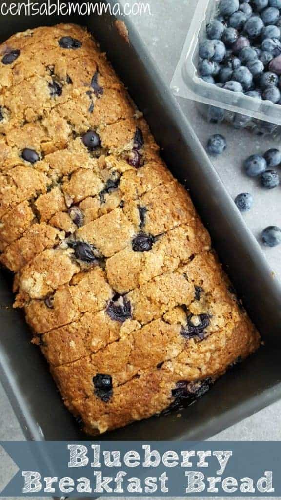 Blueberry Breakfast Bread Recipe Centsable Momma