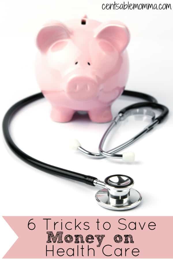 Health Care can be a huge expense in the budget!  However, you can use these 6 tricks to save money on health care - whether it be choosing a less expensive insurance, shopping for procedures, or additional tips.