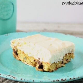 Cookie Bottom No-Bake Cheesecake Bars Recipe