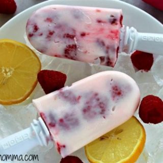 Raspberry Lemonade Yogurt Pop Recipe
