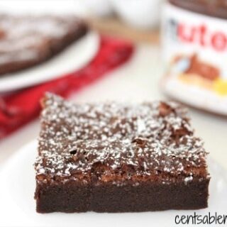 Nutella Brownies Recipe