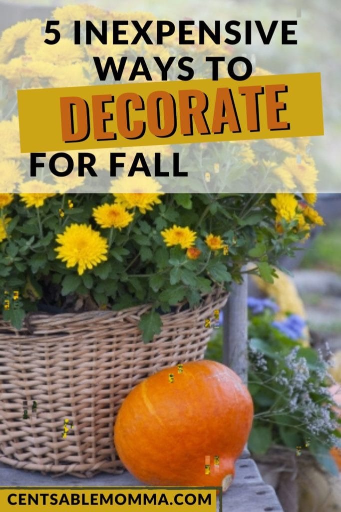 5 Inexpensive Ways to Decorate for Fall Centsable Momma