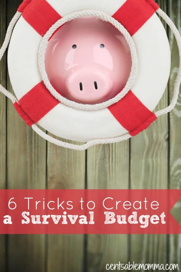 If you ever lose part or all of your income, you may want to panic! But, calm down and use these 6 tricks to create a survival budget for some tips on how to get through the crisis financially.