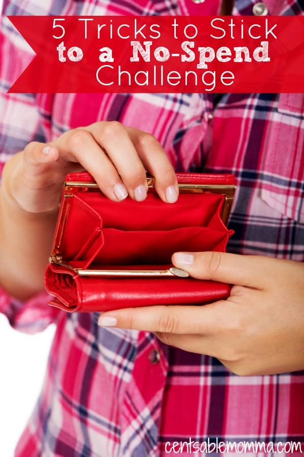 So, you want to try a no-spend challenge for a period of time to save extra money for an expense like Christmas shopping. But, it can be difficult to make it through without giving in to buying something unnecessary. Check out these 5 tricks to stick to a no-spend challenge and make it through until the end.