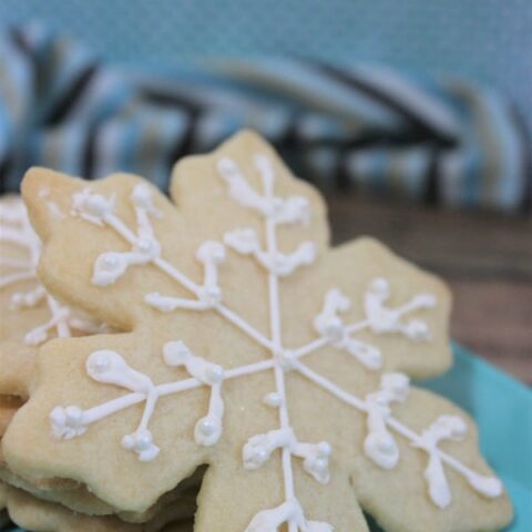 White Snowflake Cookies Recipe