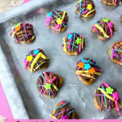 Bright Blooms Pretzel Turtles Recipe