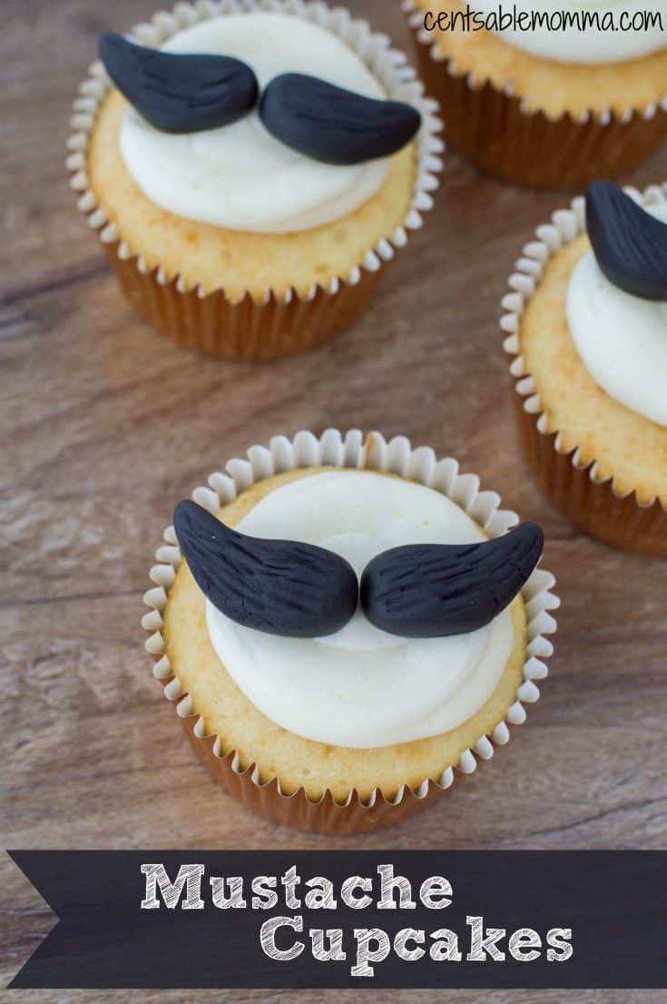Mr. Mustache cake - Mr. Cupcakes Montreal