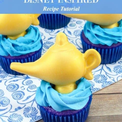 Image for Aladdin Cupcakes Disney Inspired Recipe Tutorial for The Newest Movie