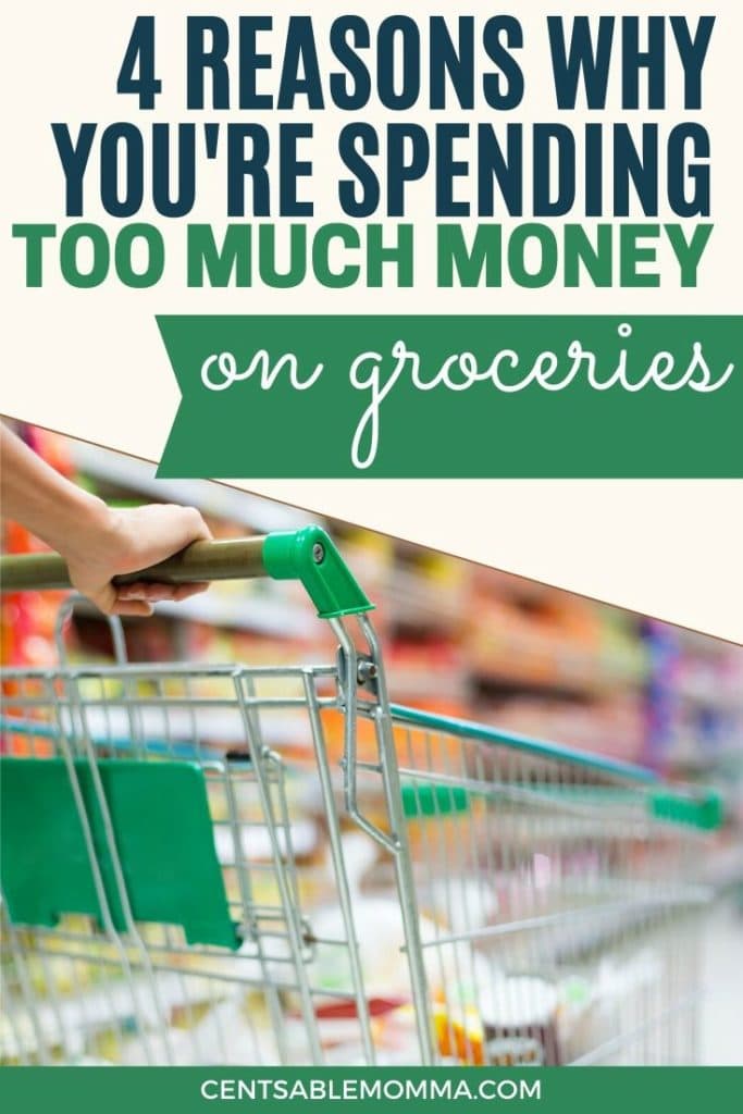 4 Reasons Why You're Spending Too Much Money on Groceries Centsable Momma