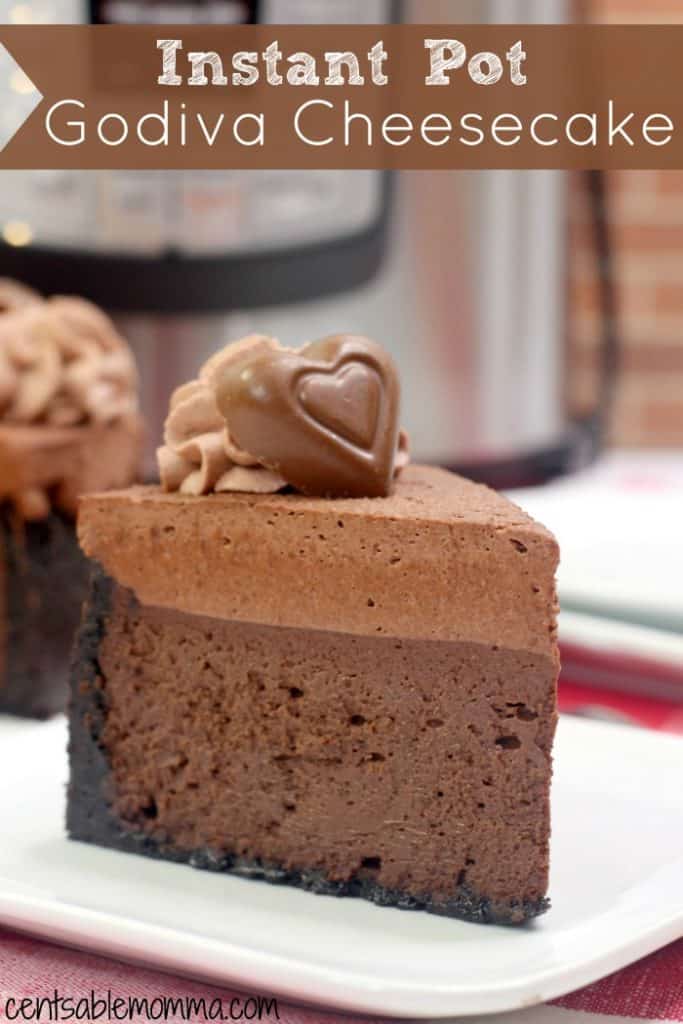 Instant Pot Godiva Chocolate Cheesecake Recipe Centsable Momma