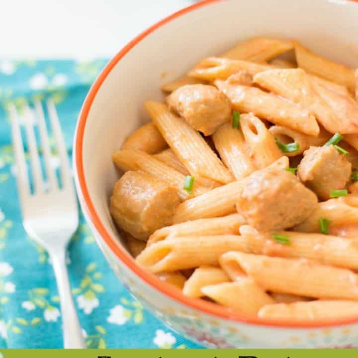 Rose Penne Pasta Recipe with Sausage