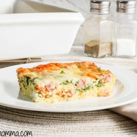 Green Eggs and Ham Breakfast Casserole Recipe